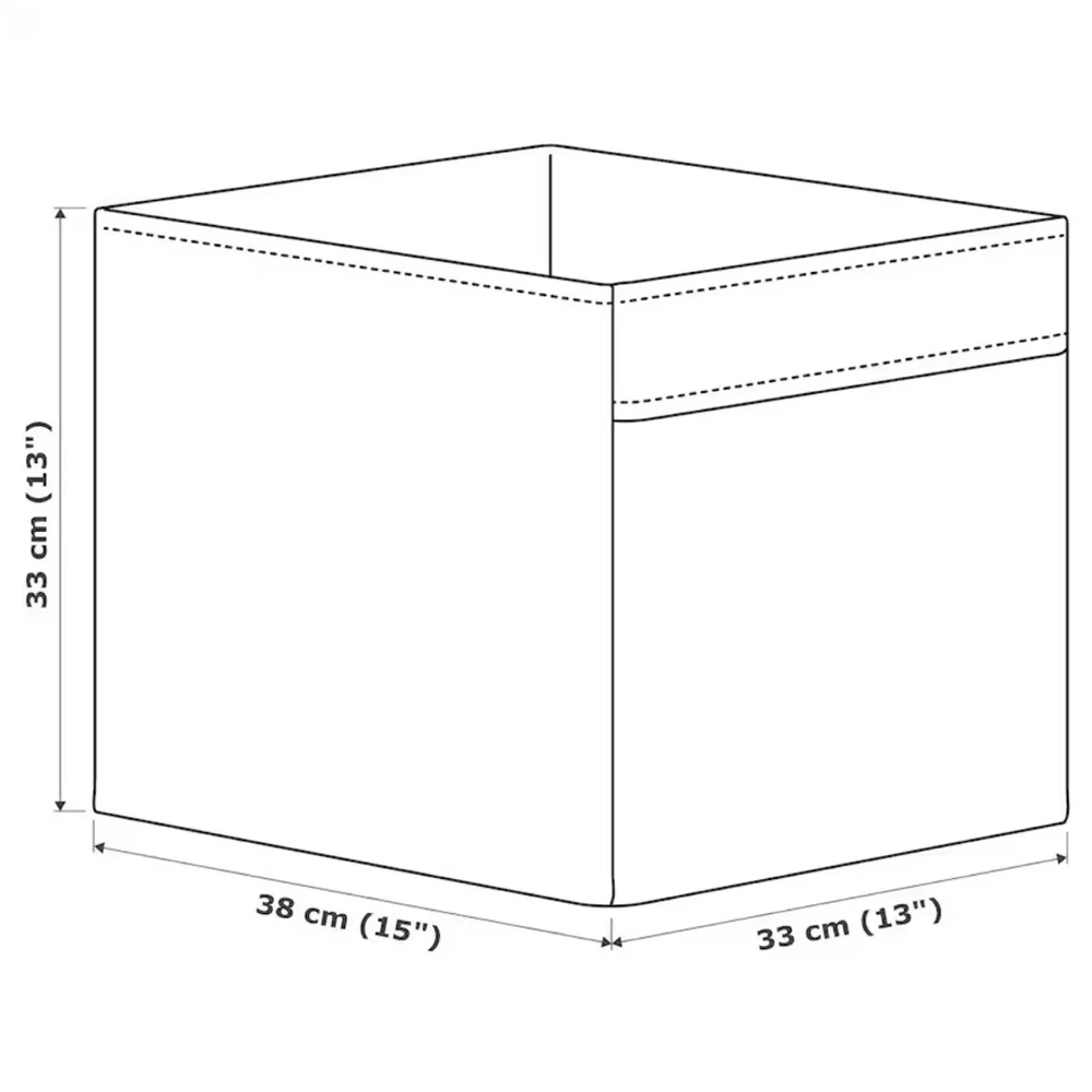 IKEA DRONA White Storage Box 13” Cube for Kallax Unit NWT New